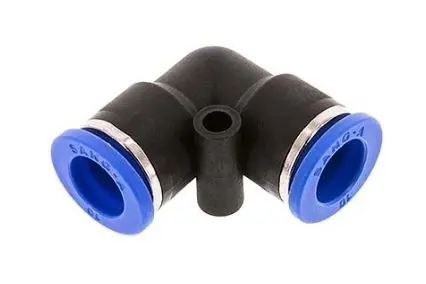 Tani Złączka kątowa wtykowa pod wąż fi-12 mm